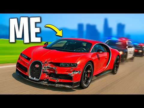 Видео: каждый раз, когда я РАЗБИВАЮСЬ, моя МАШИНА становится БЫСТРЕЕ... GTA 5