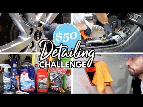 Видео: Полная детализация интерьера и экстерьера автомобиля всего за 50 долларов! Товары, купленные в ма...