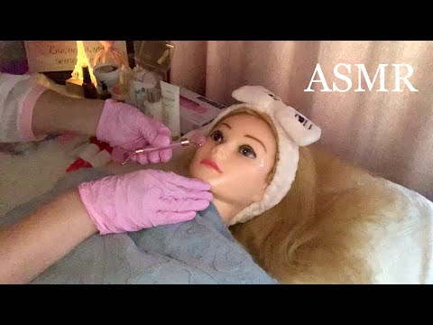 Видео: ASMR💆🏻‍♀️УСЫПЛЯЮЩИЙ УХОД и МАССАЖ ЛИЦА В ПЕРЧАТКАХ🧴Ролевая Игра СПА САЛОН/Нежный шёпот/Barbie spa