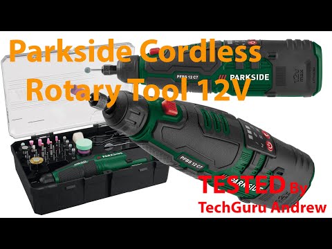 Видео: Беспроводной роторный инструмент Parkside 12 В PFBS 12 C7
