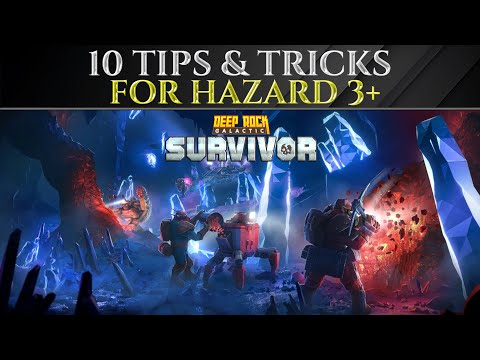 Видео: 10 советов и стратегий по сборке для уровня опасности 3+ в Deep Rock Galactic Survivor 1.0