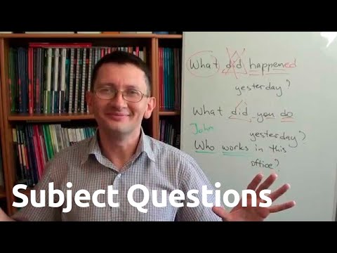 Видео: Максим Ачкасов - Вопросительные предложения без вспомогательных глаголов в английском языке