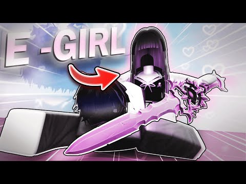 Видео: СНОВА троллю как E-GIRL с МЕЧОМ №1 в Blade Ball..