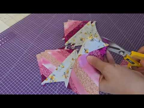 Видео: Patchwork. Простой и красивый блок из полос. 