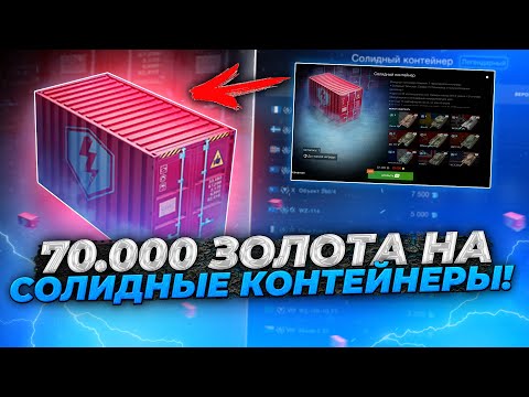 Видео: НЕ Солидное Открытие "Солидных контейнеров"|Скупили Все Контейнеры В Магазине|ПОТРАТИЛИ 70к ГОЛДЫ😱