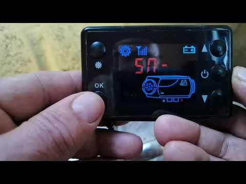 Видео: Заводские настройки по умолчанию для китайского дизельного обогревателя