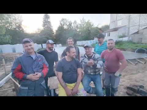 Видео: строительство дома молитвы. фундамент часть  вторая.