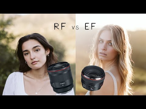 Видео: Canon EF против RF - 50mm F/1.2 - Мои мысли + Примеры фотографий - За кулисами портретной фотосес...