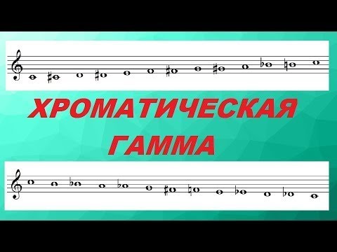 Видео: ХРОМАТИЧЕСКАЯ ГАММА: готовимся к экзамену по сольфеджио