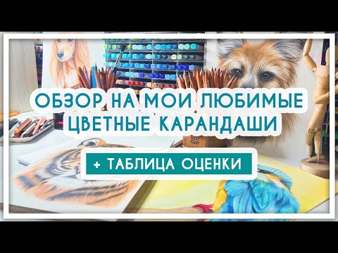 Видео: Обзор на все мои цветные карандаши [Derwent, Carandache, Faber Castell, Tombow, Prismacolor]