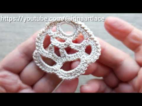 Видео: Оо❗Розочка для вязания крючком 🌹 Красивый цветок для ирландии