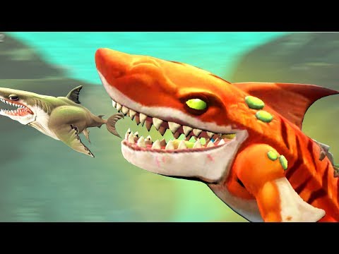 Видео: РАДИОАКТИВНАЯ АКУЛА МОНСТР ПРОТИВ АКУЛ | Hungry Shark World