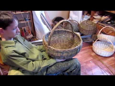 Видео: Работа с неокорённым прутом. Лозоплетение