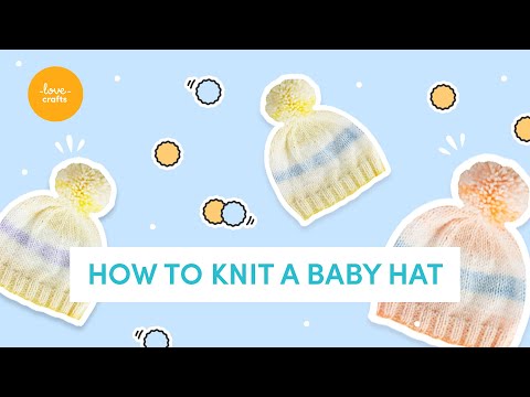 Видео: Мастер-класс по вязанию детской шапочки | СУПЕР БЫСТРО И ЛЕГКО вязать!