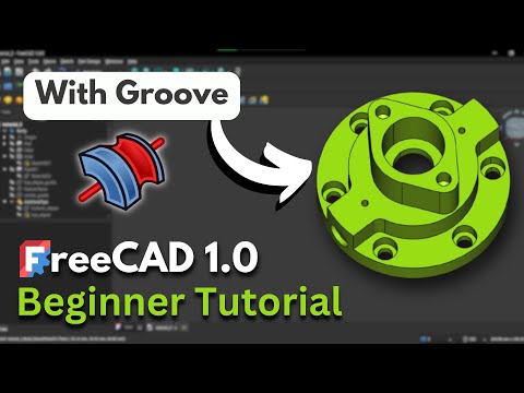 Видео: Учебное пособие по FreeCAD 1.0 для начинающих | Упражнение 5