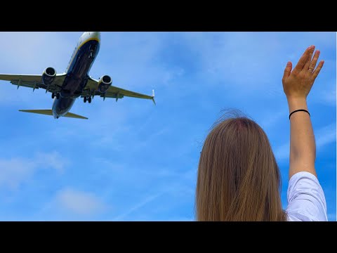 Видео: Испания. Барселона. День 18. Смотровая площадка посадки самолетов.