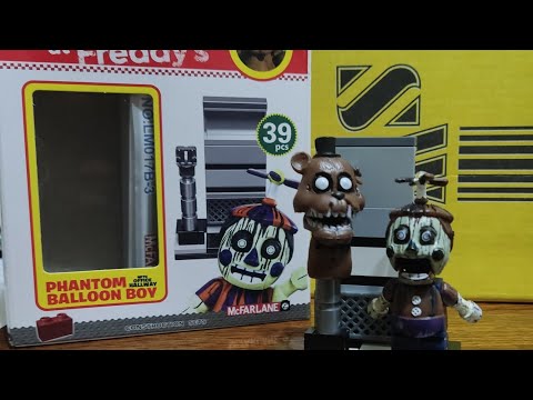 Видео: Обзор копии Mcfarlane фнаф Phantom Balloon boy