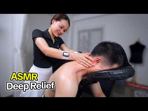 Видео: ASMR: вьетнамский массаж головы для мгновенного снятия стресса!