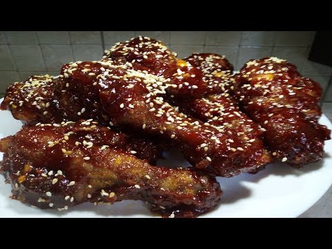 Видео: КУРИЦА По-Корейски Yangnyeom Chiken Обалденный вкус.