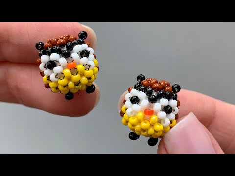 Видео: 🦉 Милая бисерная сова. Мини амигуруми из бисера.