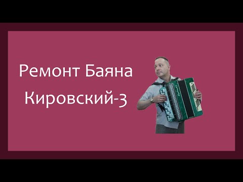 Видео: Трудовые будни / Ремонт Баяна "Кировский-3"