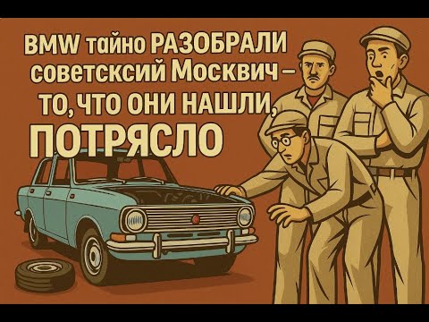 Видео: BMW тайно РАЗОБРАЛИ советский Москвич — то, что они нашли, ПОТРЯСЛО