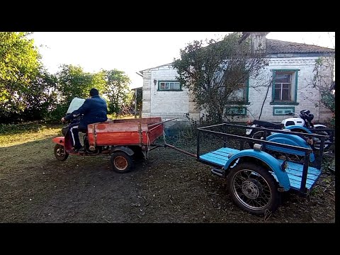 Видео: Первый выезд" МУРАВЬЯ"с прицепом!