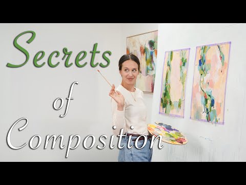 Видео: Урок абстрактного искусства: Статичная и динамическая композиция (Paint With Me)