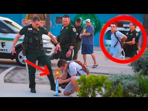 Видео: Поддельный розыгрыш с фейерверком