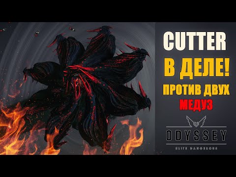 Видео: Elite dangerous Odyssey CUTTER против медуз в зонах конфликта. Соло! Чистый бой или медузы ослабели?