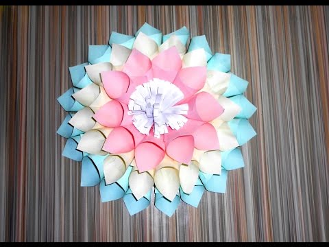 Видео: Цветы из бумаги. Поделки оригами на 8 марта