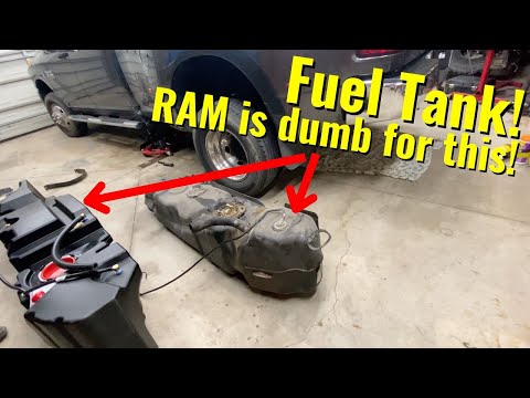 Видео: Исправлена ​​огромная проблема Dodge Ram 3500 с топливным баком S&B!