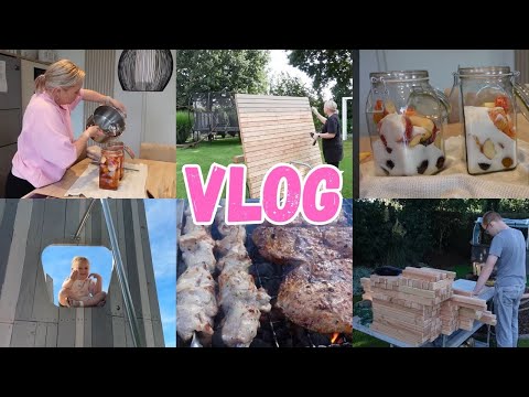 Видео: VLOG🇩🇪:КРАСИМ, УСТАНАВЛИВАЕМ ЗАБОР🏡ВСЕ В РАБОТЕ/ КОМПОТ ИЗ ЯБЛОК 🤤