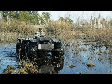 Видео: Первый заплыв на каракате ЗИС-5 (пробуем аппарат на воде)