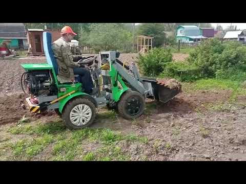 Видео: Поднятие участка грунтом.