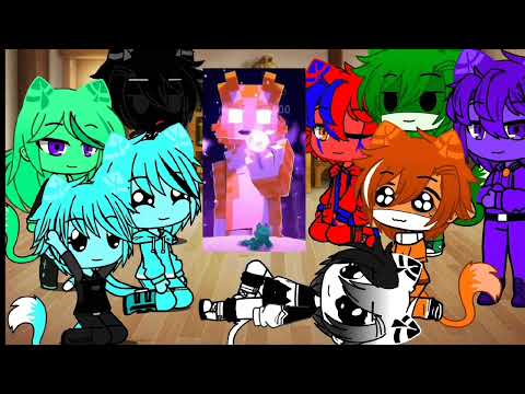 Видео: Реакция Разноцветных Котов на Видео(часть 3) #врек #бискас #gacha #разноцветныекоты @BISKASYT