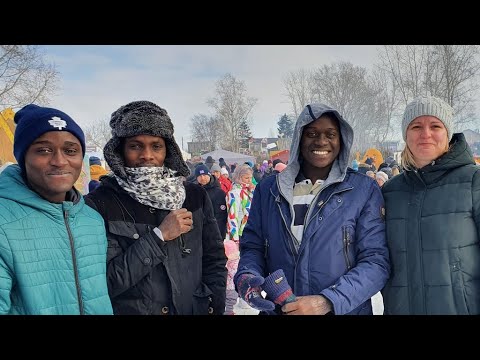 Видео: Село Сухобузимское 2020 взятие снежного городка!