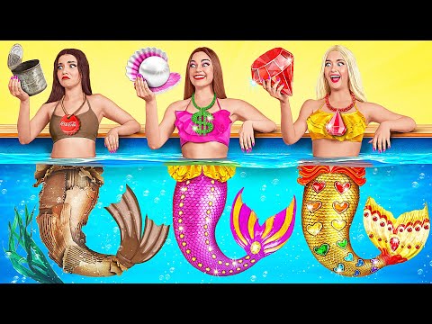 Видео: Бедная vs Богатая vs Ультра Богатая Русалка | Смешные Моменты от Trend DO Challenge