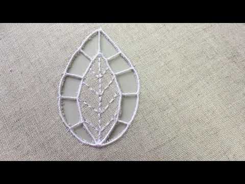 Видео: Вышивка ришелье