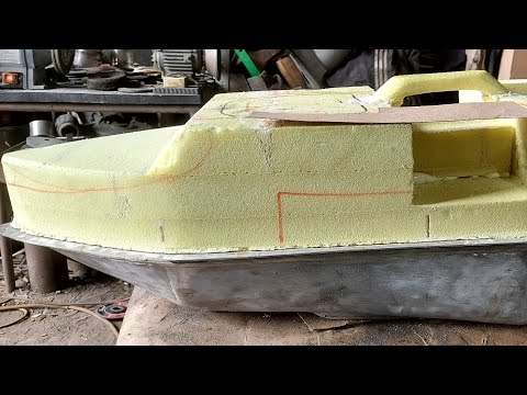 Видео: Самодельный  карповый кораблик. Изготовления верхней части кораблика. Часть 6