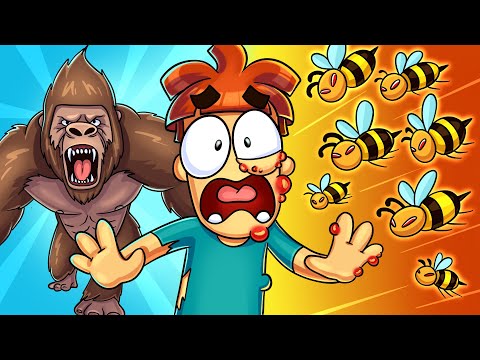 Видео: Ты против животного мира! Кто выживет?!