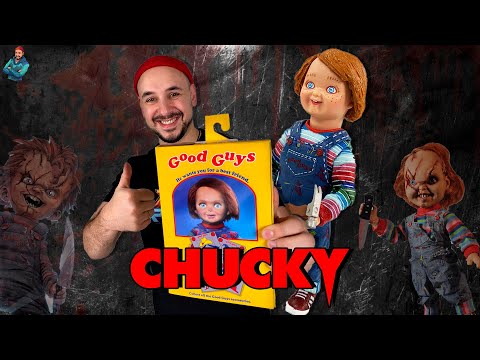 Видео: ЧАКИ АТАКУЕТ ПАПУ РОБА! РАСПАКОВКА CHUCKY ОТ NECA! ХЭЛЛОУИН НА ТОП РОБ!