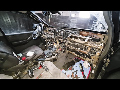 Видео: Замена радиатора печки Ниссан Патфаиндер