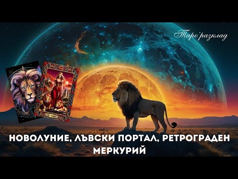 Видео: 🔥Животът Ви ще се преобърне рязко...⭐️Новолуние, Лъвски портал и Ретроград🔥Таро разклад