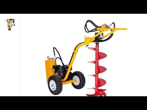 Видео: #Как работает гидравлический мотобур с реверсом ( ямобур ) Iron Mole Element