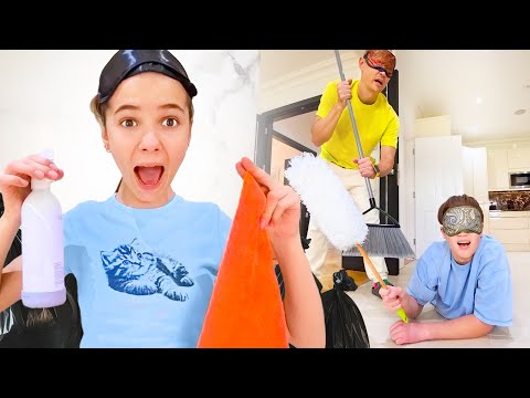 Видео: Уборка вслепую