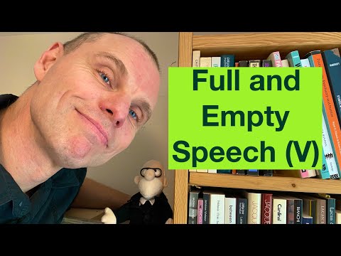 Видео: Полная и пустая речь (5 из 5): пять аспектов полной речи
