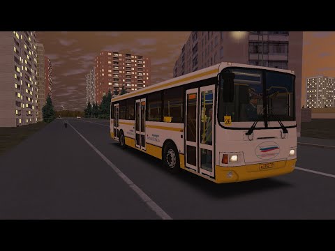 Видео: Omsi 2 Москва. Маршрут 92 обратный рейс на Лиазе 5293.53