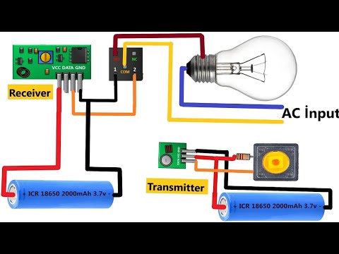 Видео: Как сделать радиочастотный дистанционный переключатель | Этот инструмент будет очень полезен