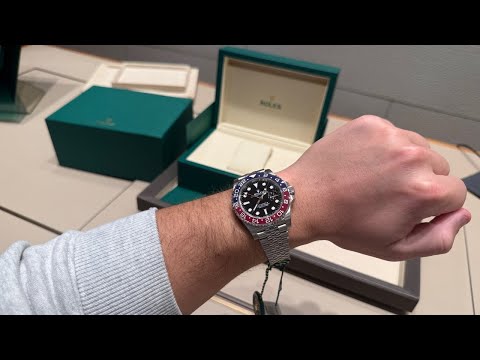 Видео: Покупка часов Rolex GMT Master 2 Pepsi 2025 года у авторизованного дилера Rolex (артикул 126710blro)